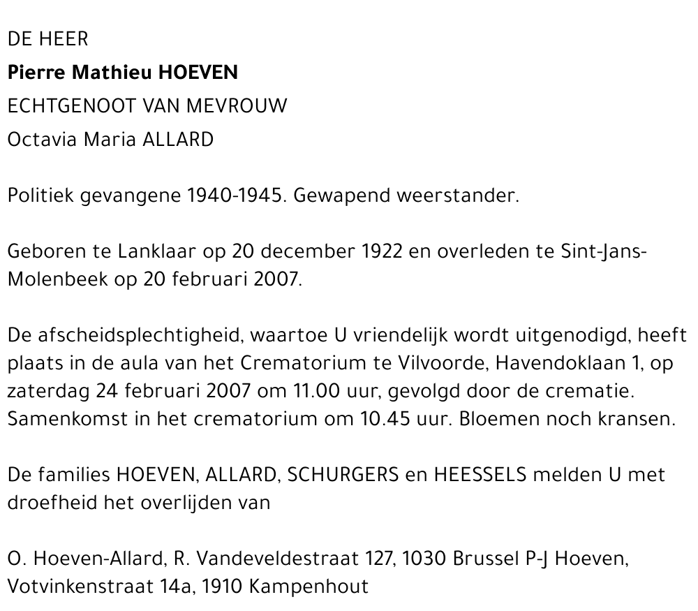 Pierre Mathieu Hoeven