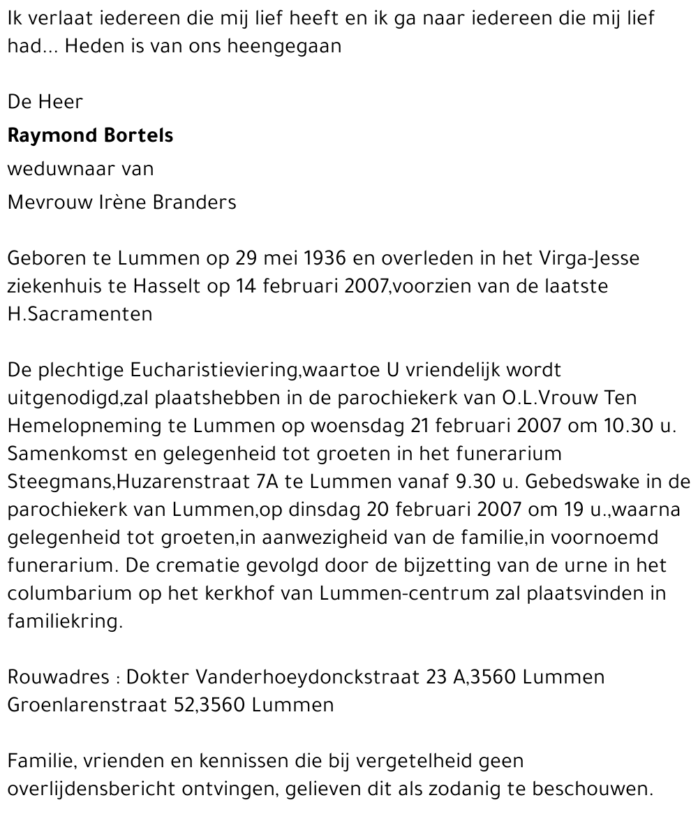Raymond Bortels