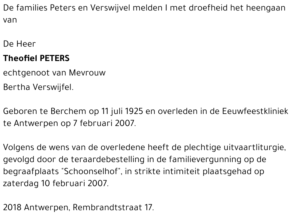 Theofiel Peters