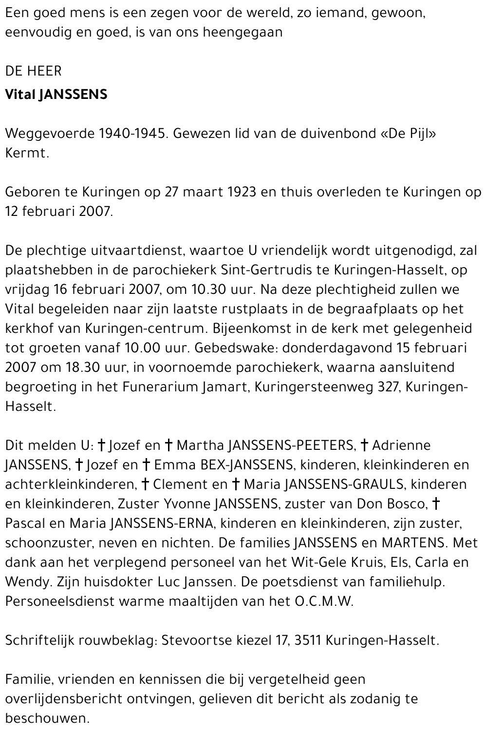 Vital Janssens