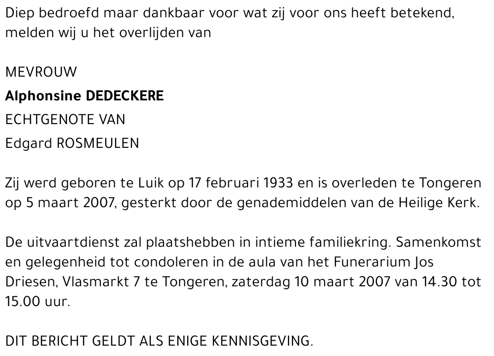 Alphonsine Dedeckere