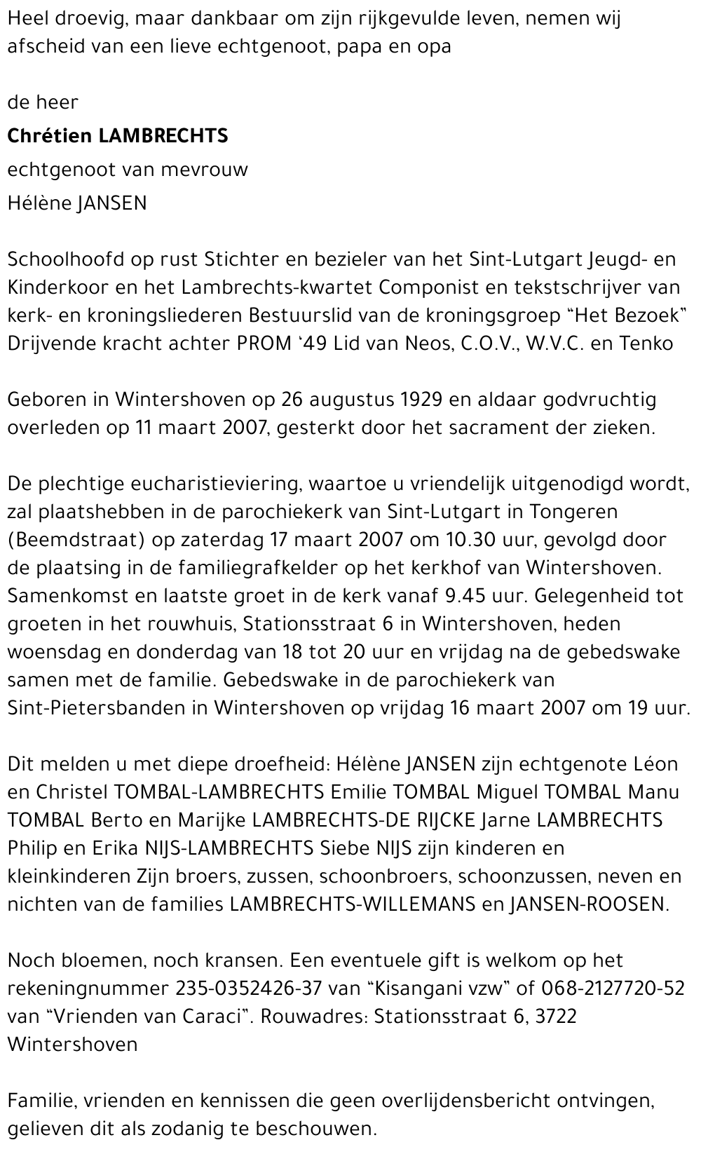 Chrétien Lambrechts