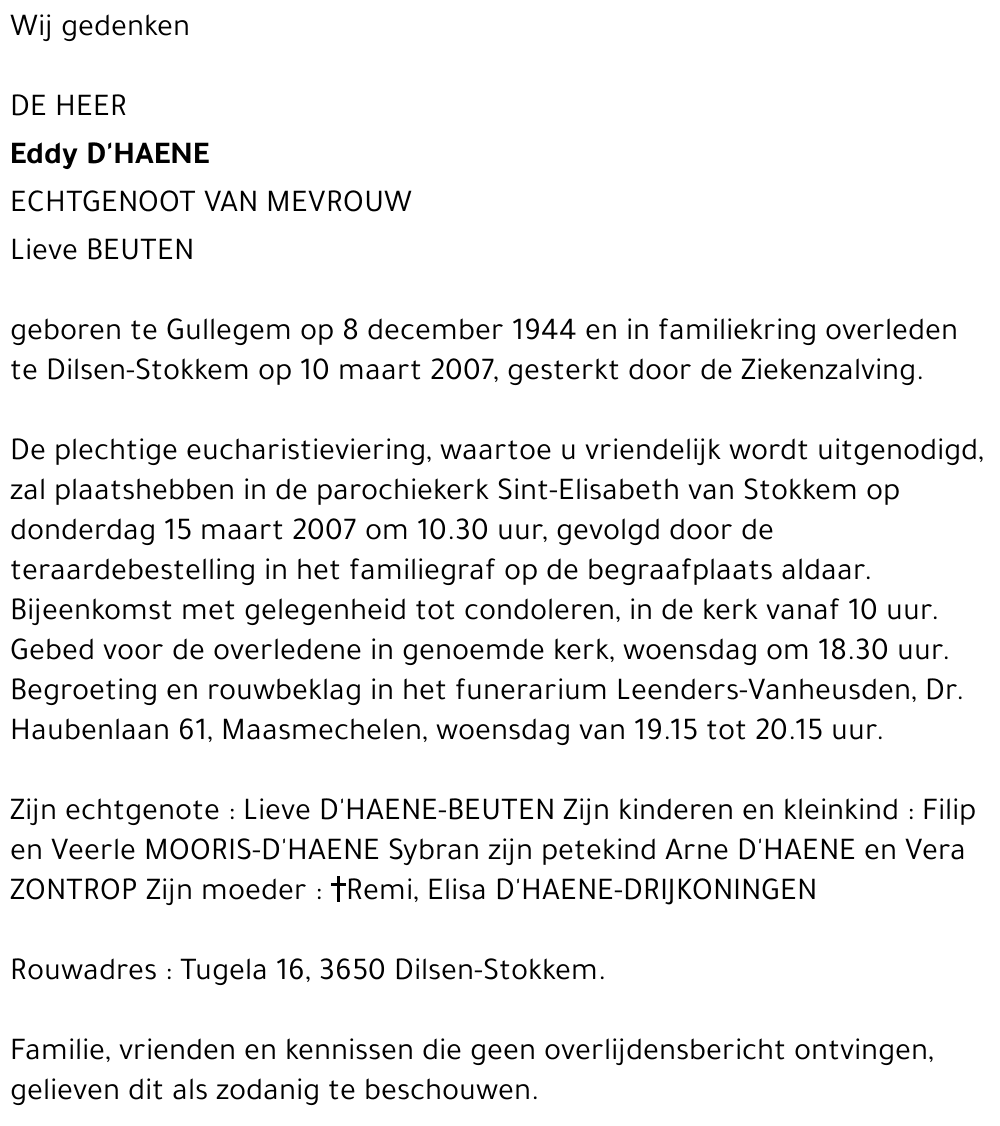 Eddy D'Haene