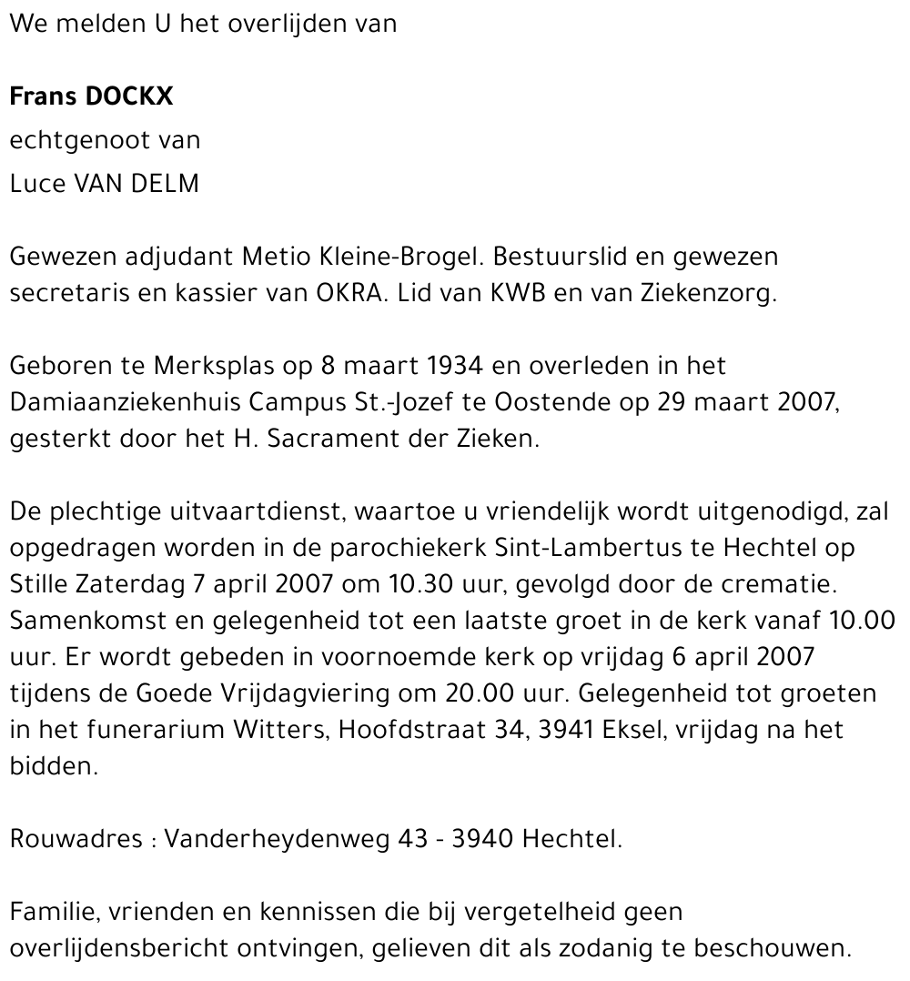 Frans Dockx
