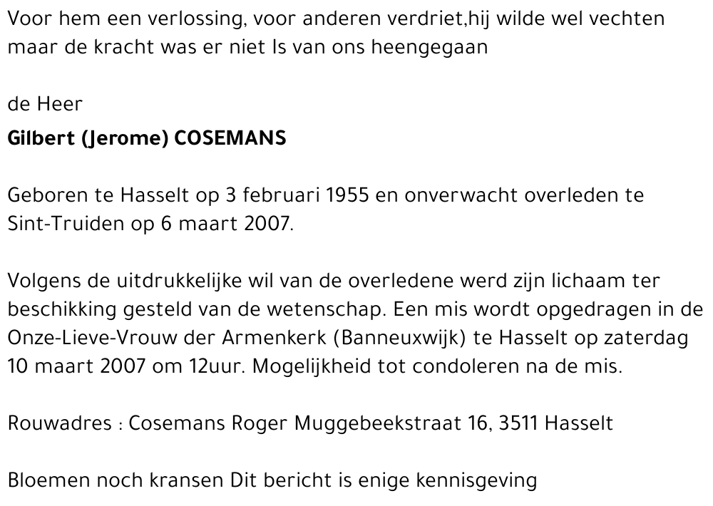 Gilbert Cosemans