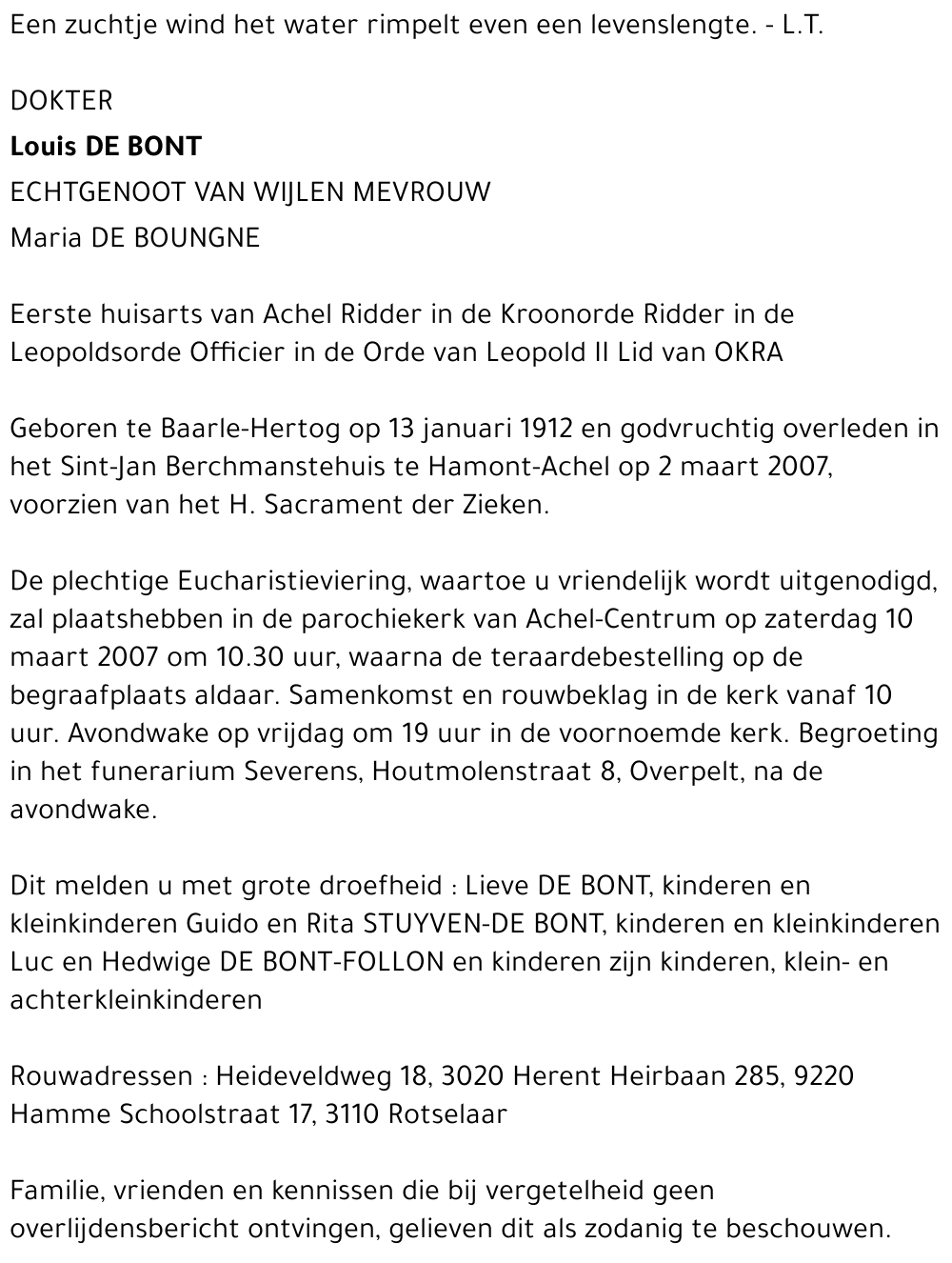 Louis De Bont