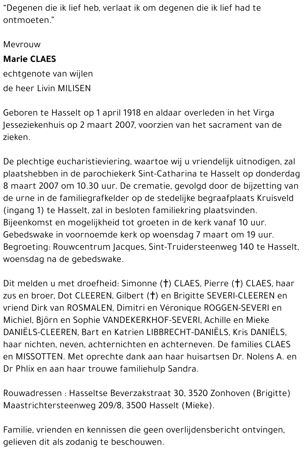 Marie Claes