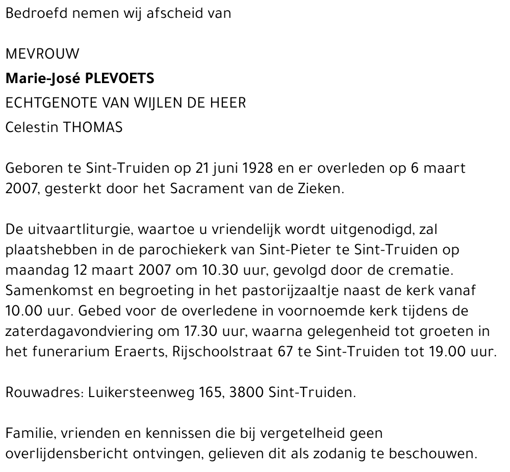 Marie-José Plevoets