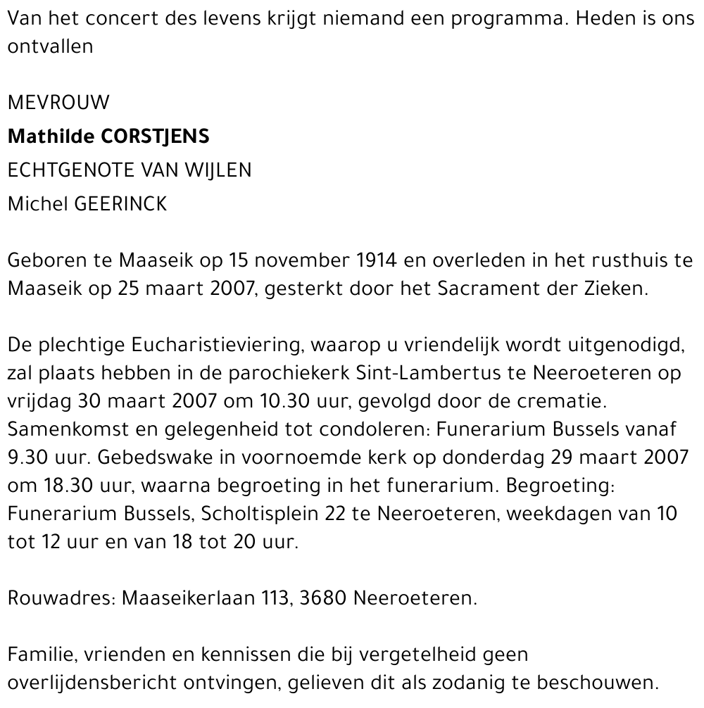 Mathilde Corstjens