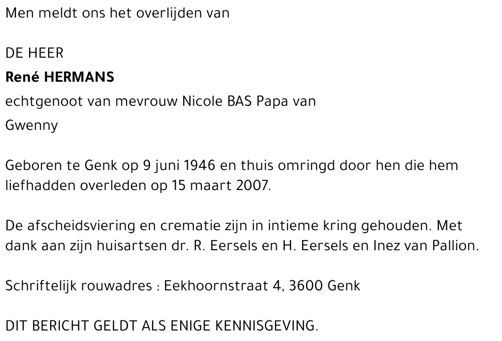 René HERMANS