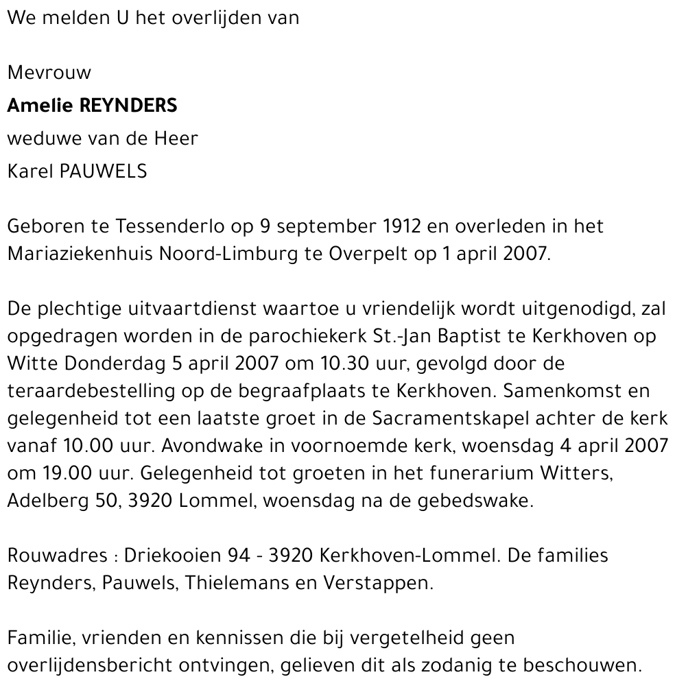 Amelie Reynders