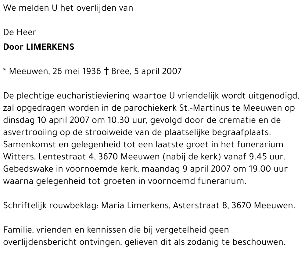 Door Limerkens