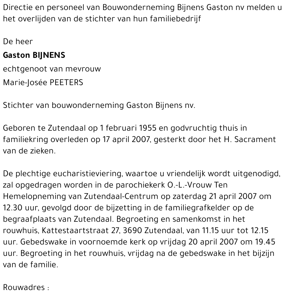 Gaston Bijnens