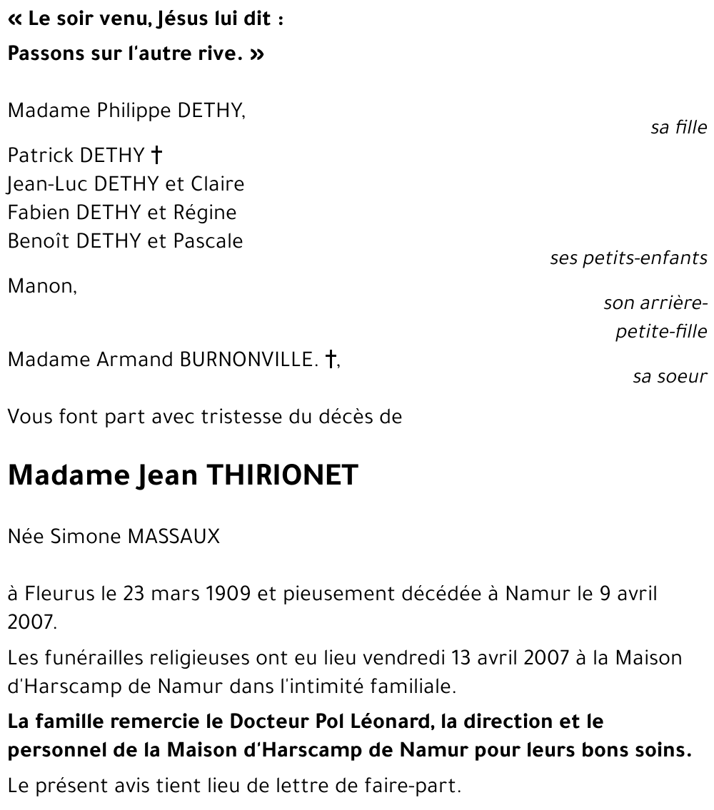 Jean THIRIONET