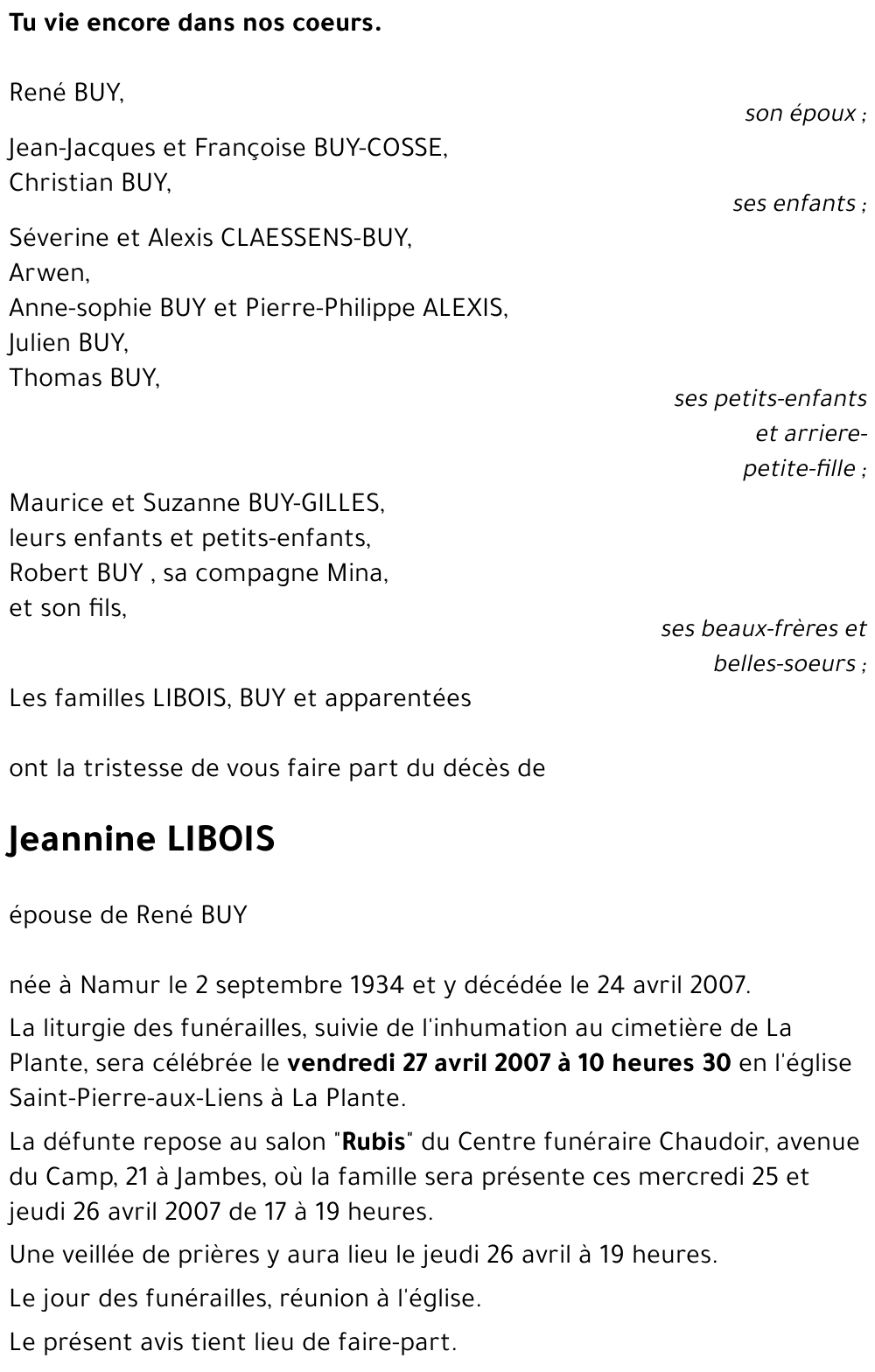 Jeannine LIBOIS