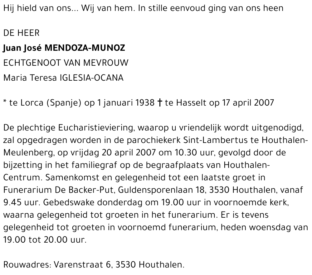 Juan José Mendoza-Munoz