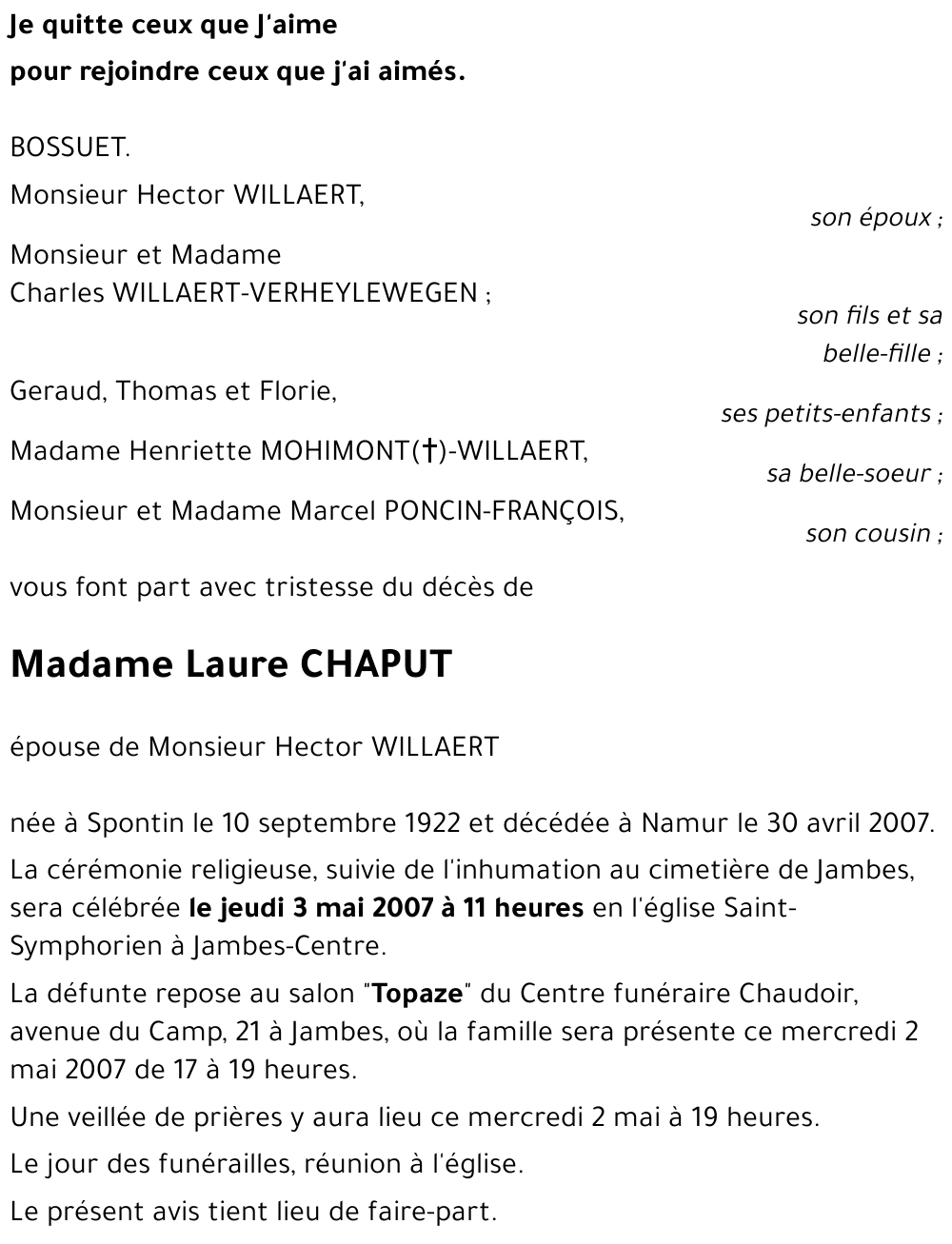 Laure CHAPUT