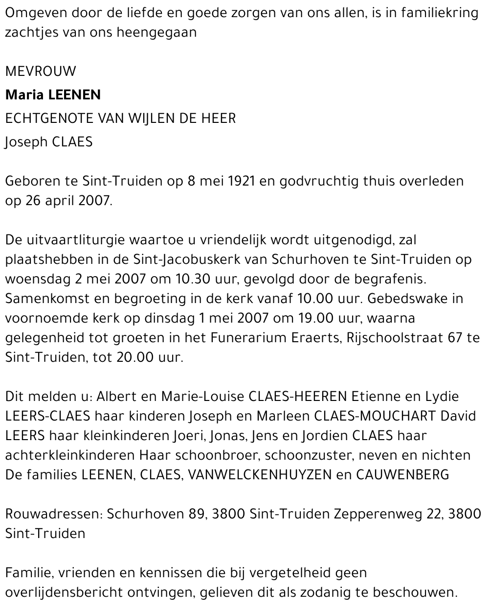 Maria Leenen