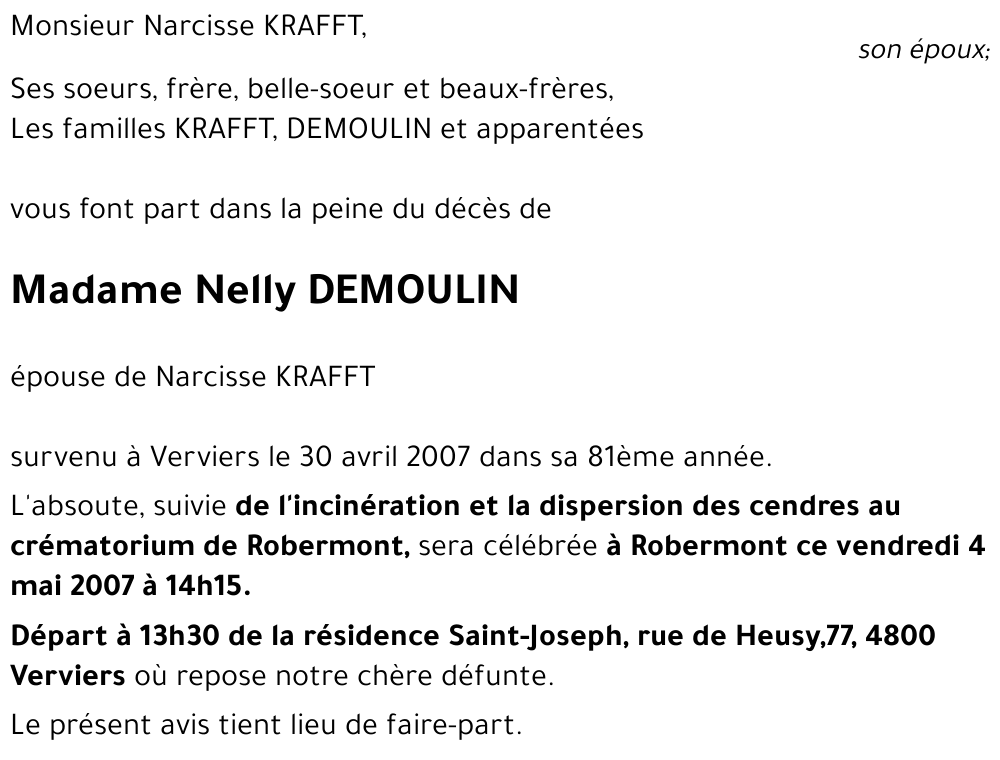 Nelly DEMOULIN