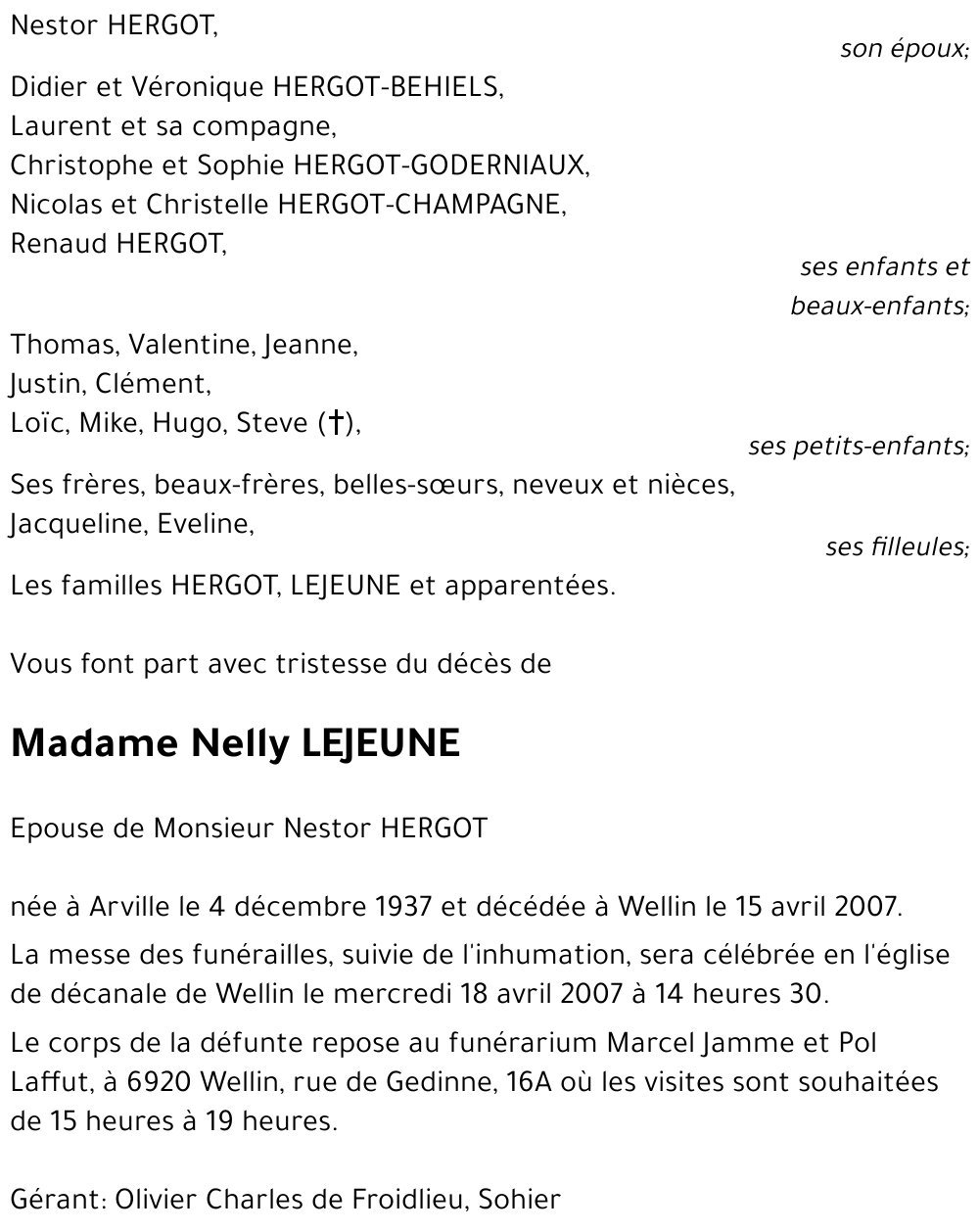 Nelly LEJEUNE