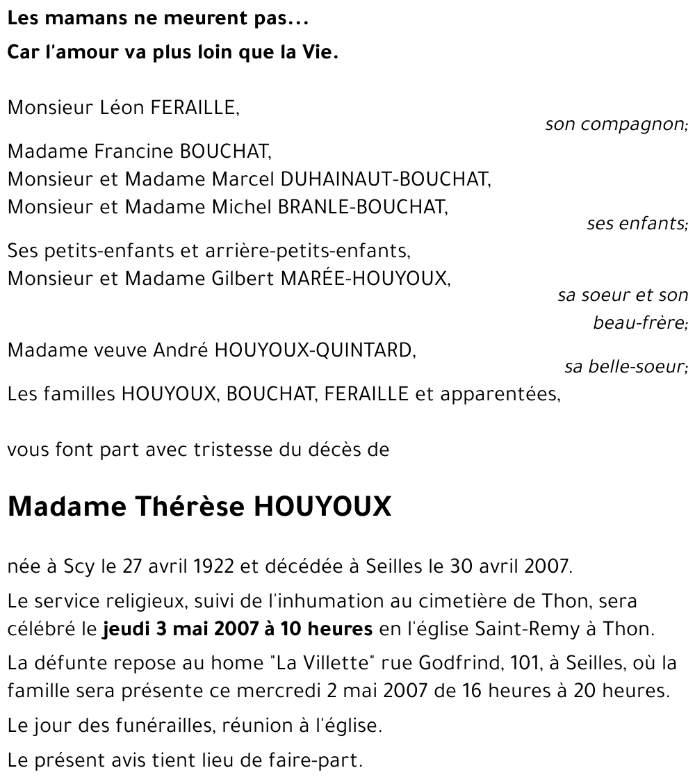 Thérèse HOUYOUX
