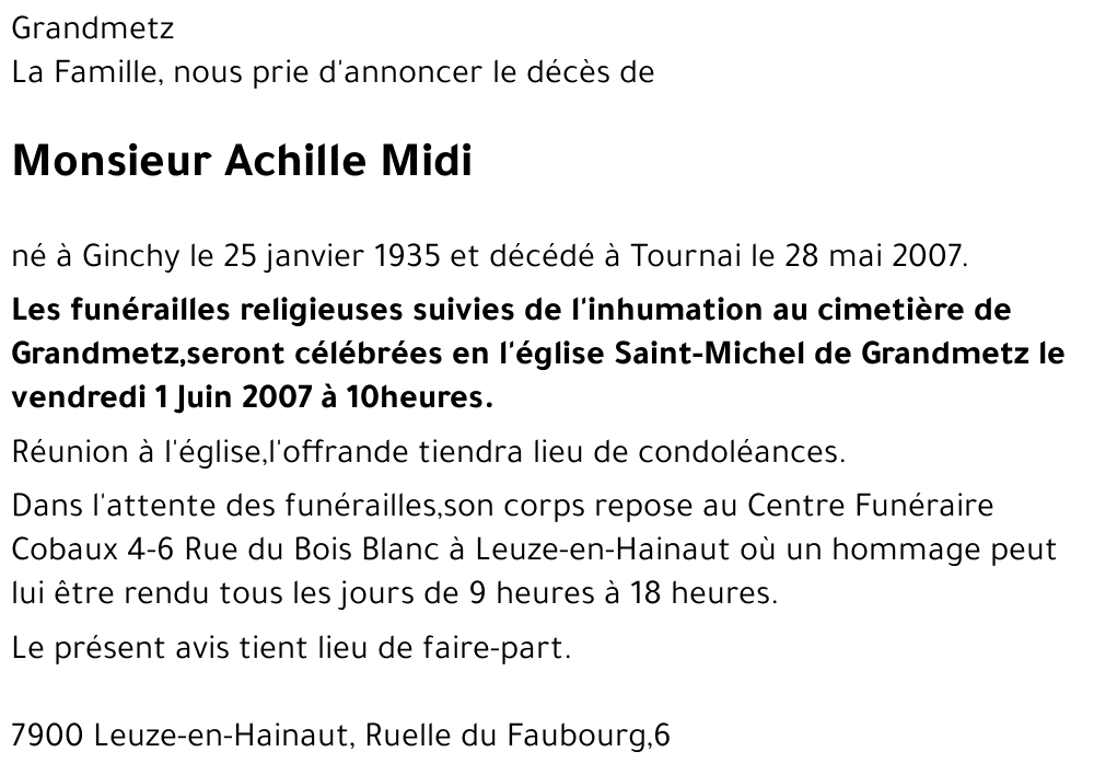 Achille Midi