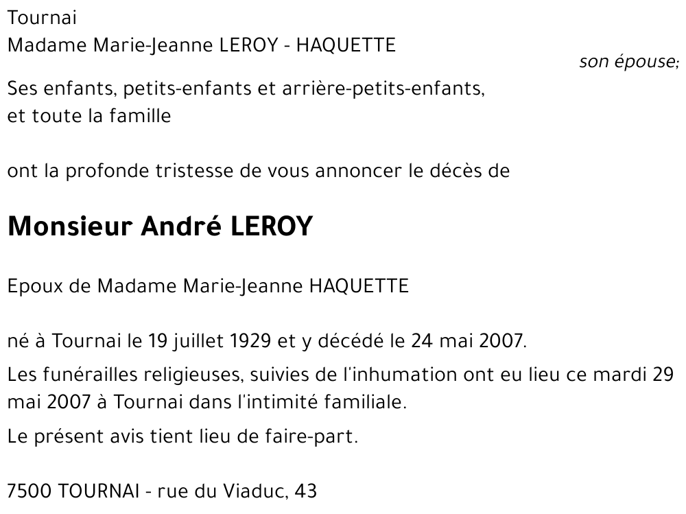 André LEROY