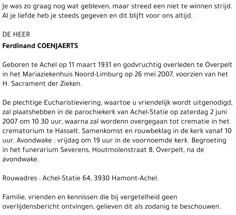 Ferdinand Coenjaerts