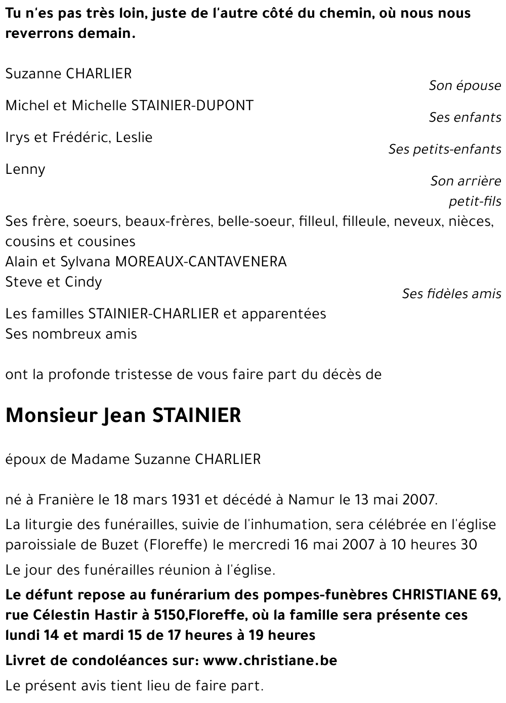 Jean STAINIER
