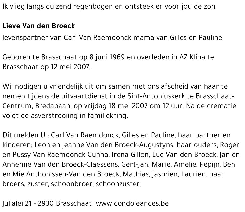 Lieve Van Den Broeck