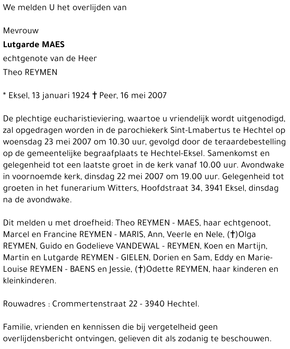 Lutgarde Maes
