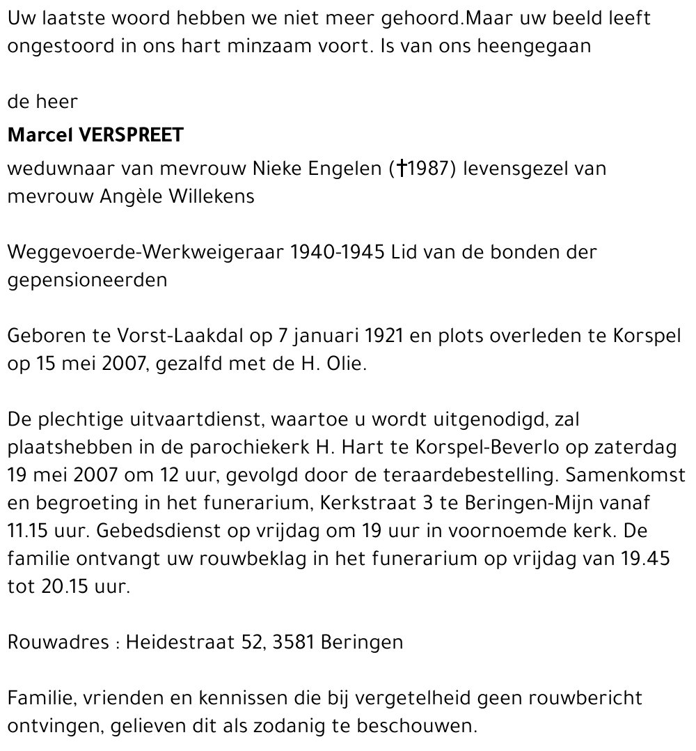 Marcel Verspreet