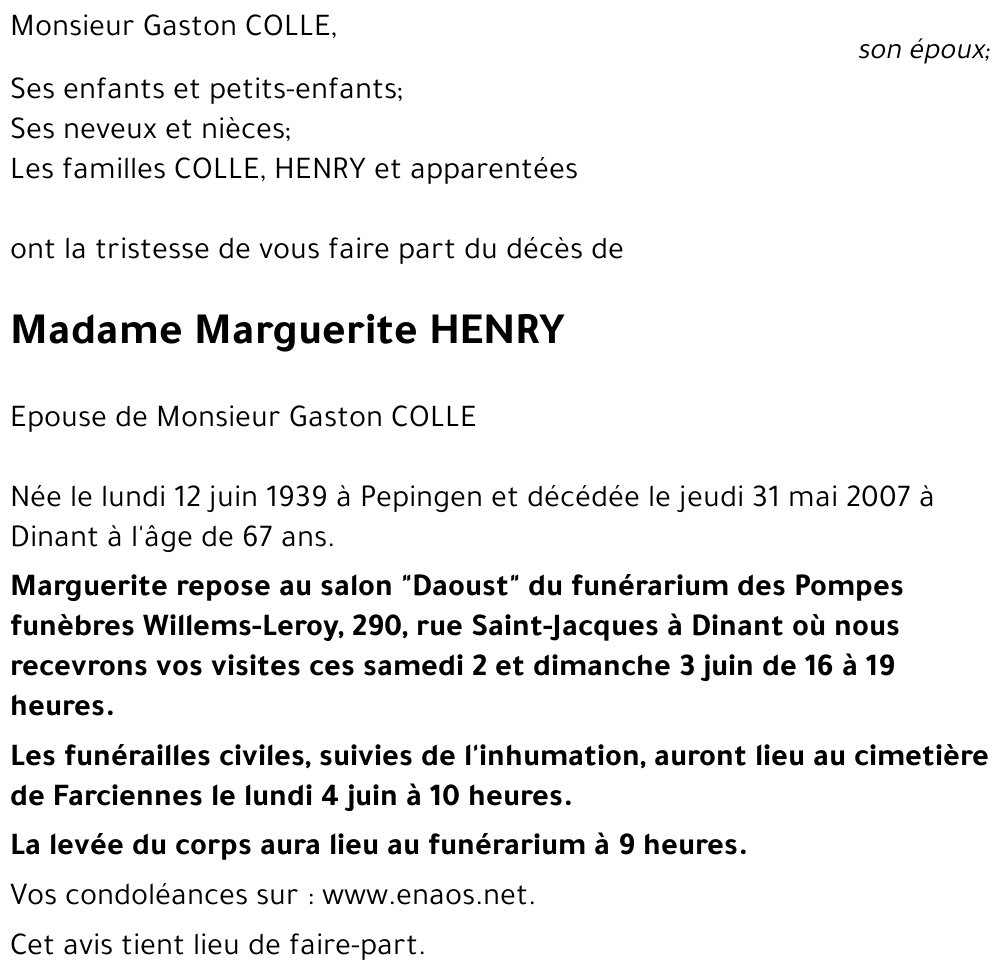 Marguerite HENRY