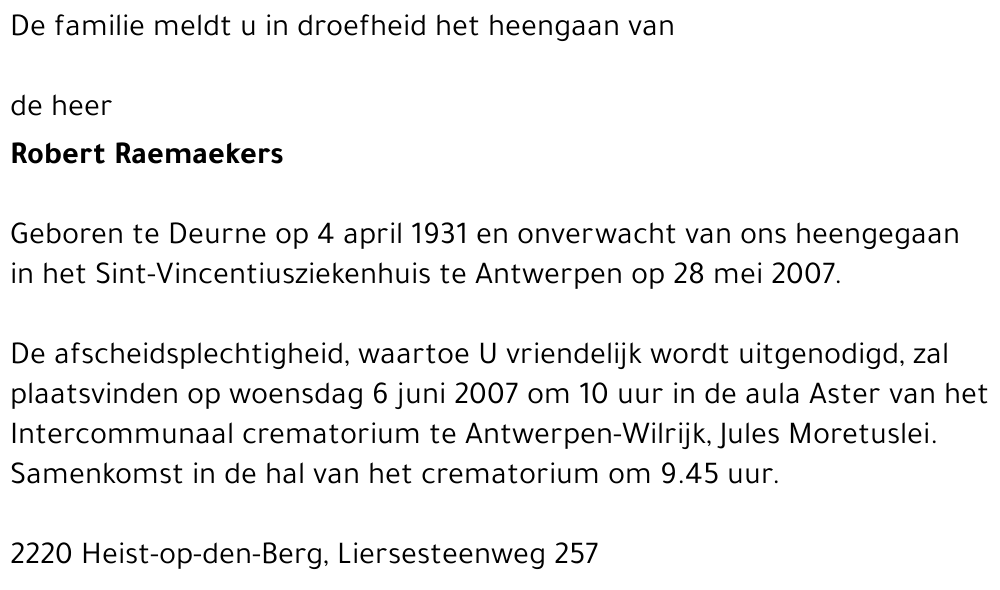 Robert Raemaekers