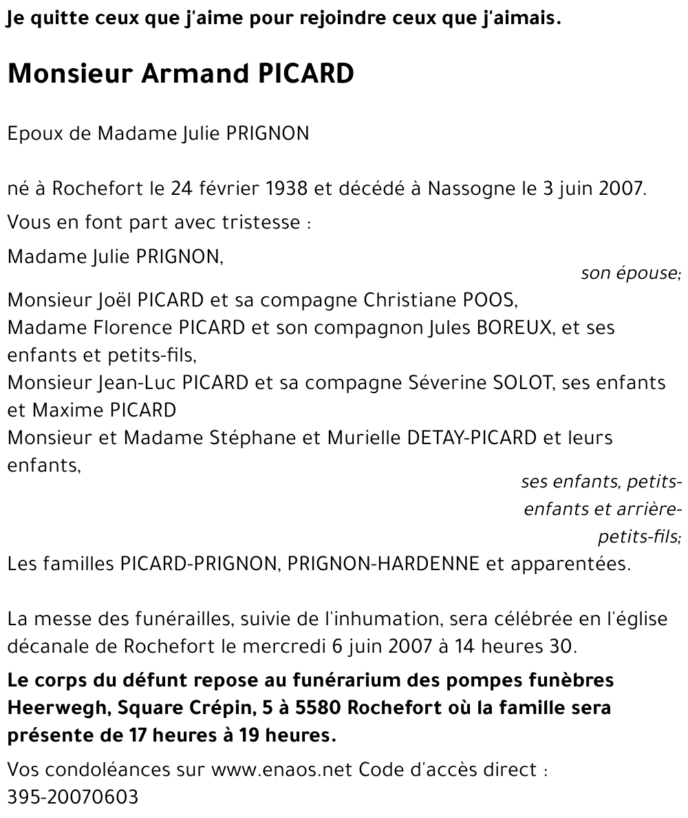 Armand PICARD