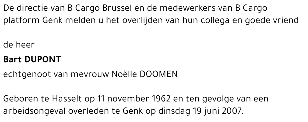 Bart DUPONT