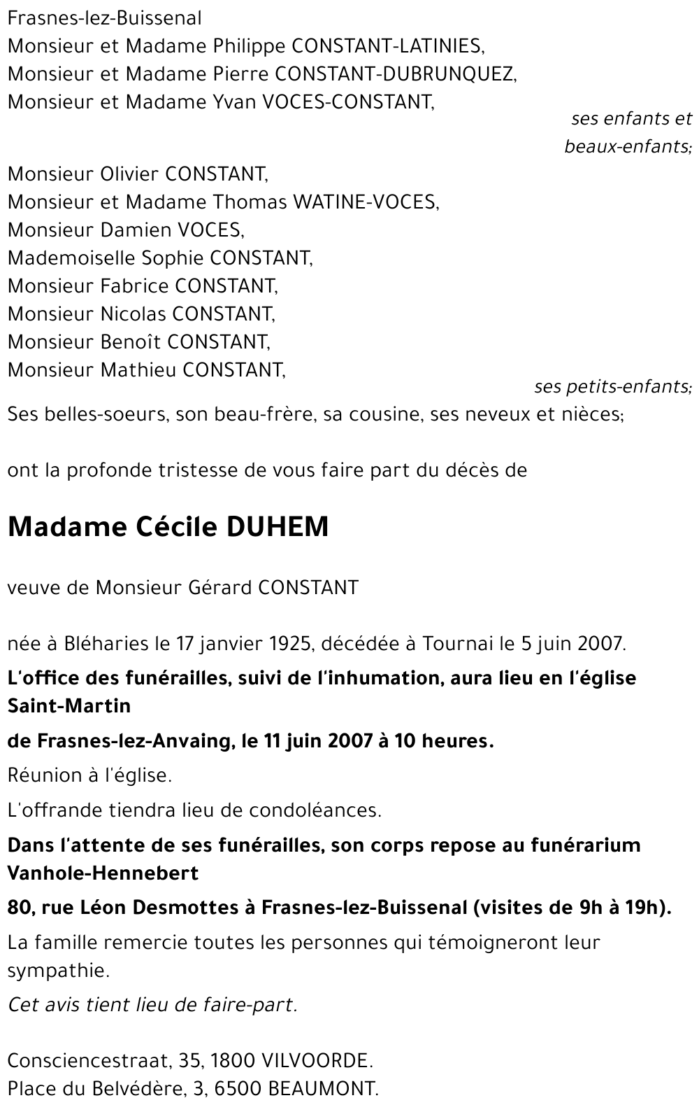 Cécile DUHEM