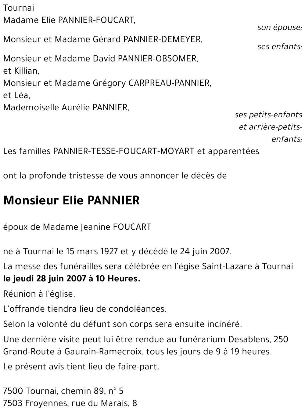 Elie PANNIER