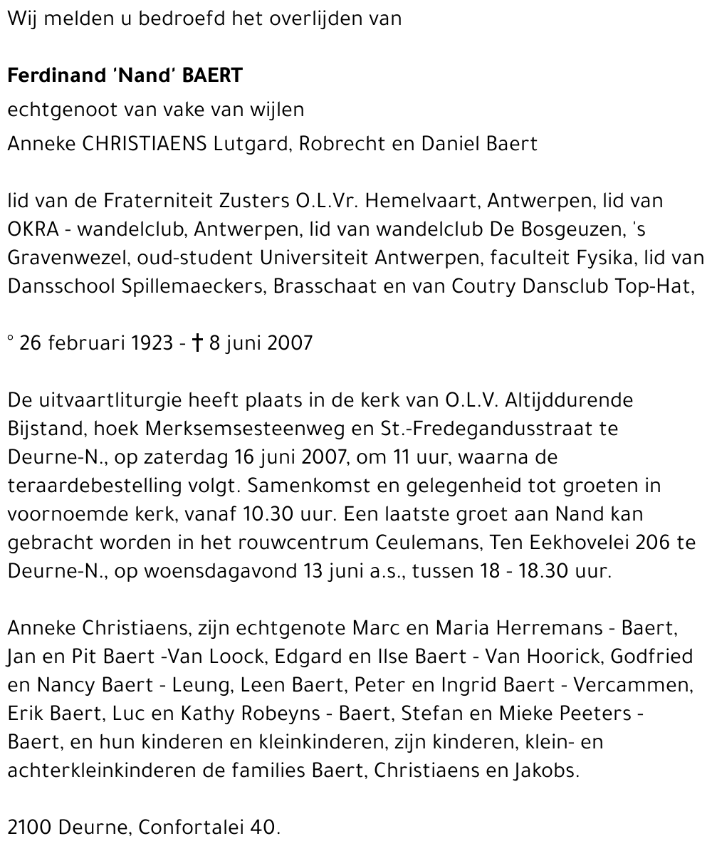Ferdinand Baert
