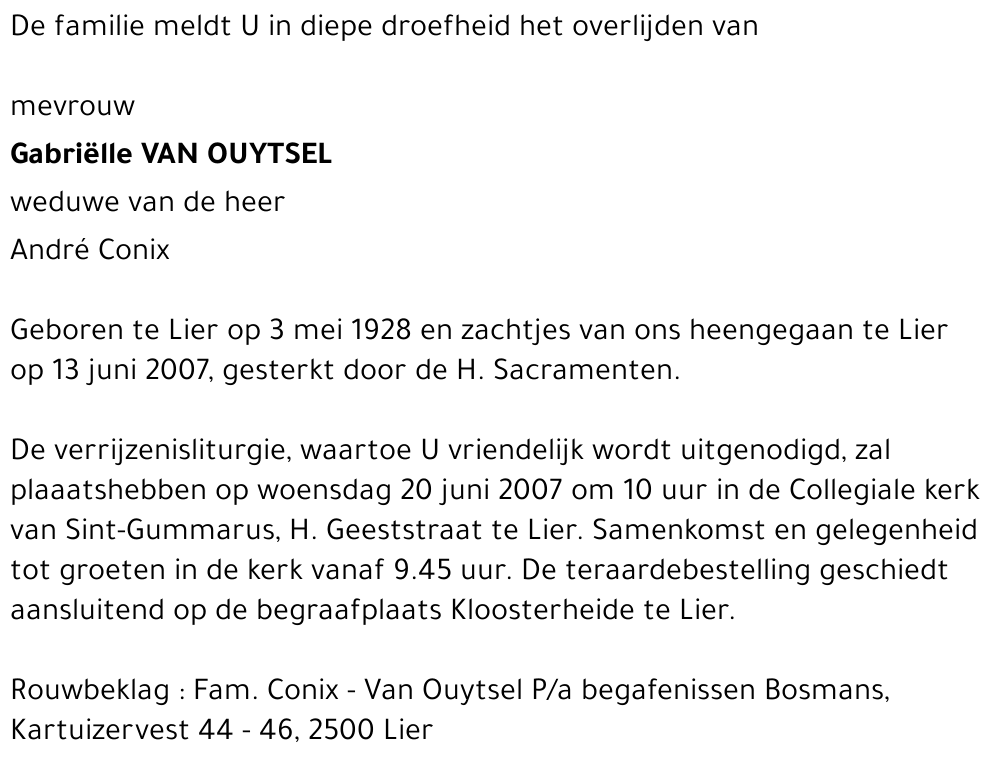 Gabriëlle Van Ouytsel