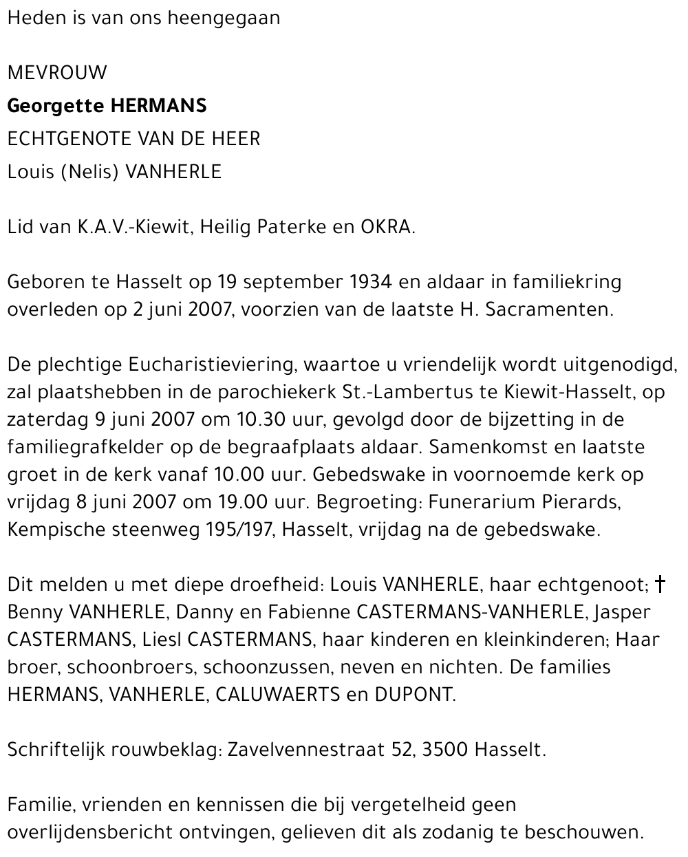 Georgette Hermans