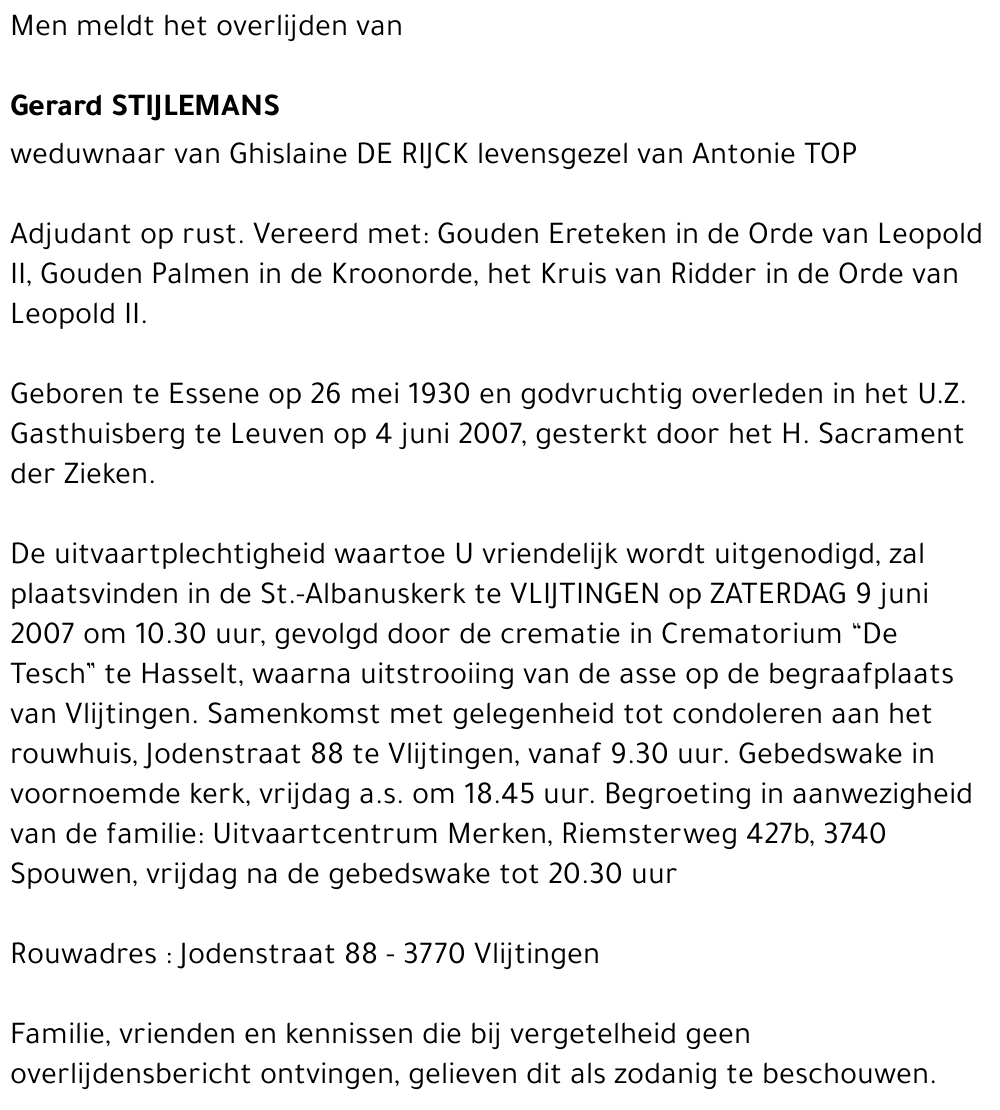 Gerard Stijlemans