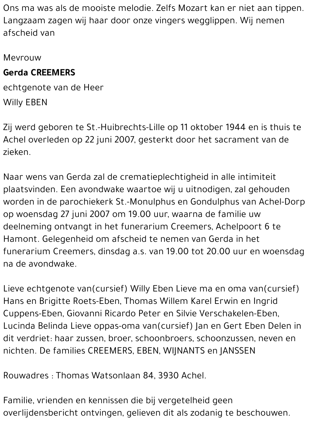 Gerda Creemers