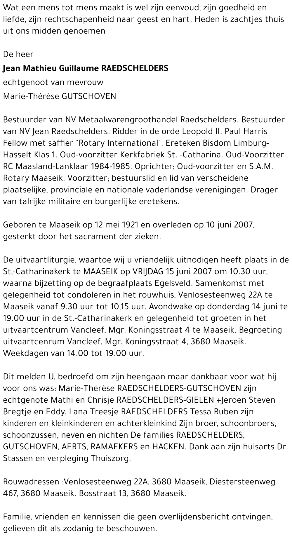 Jean Mathieu Guillaume Raedschelders