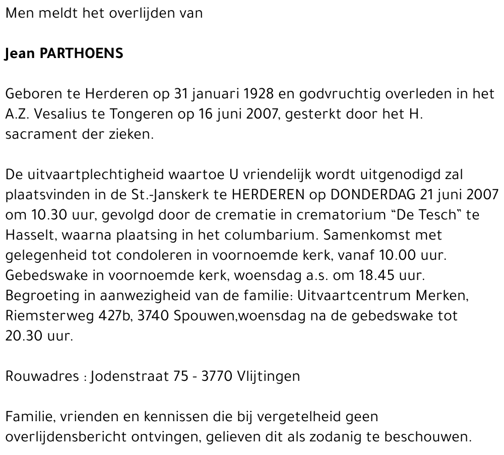 Jean Parthoens