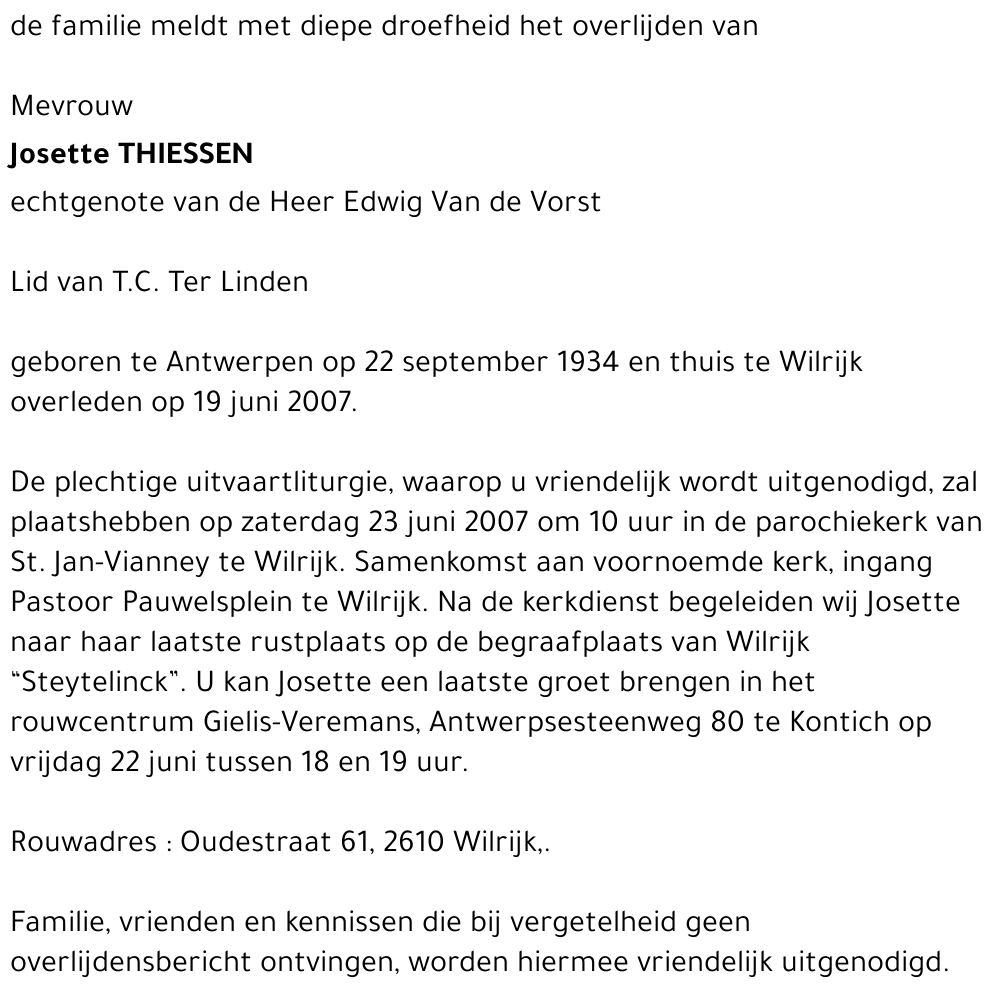 Josette Thiessen