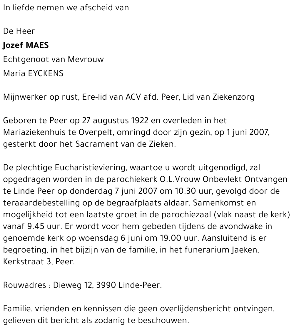 Jozef MAES
