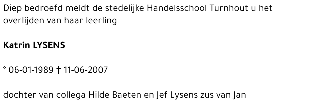 Katrin Lysens