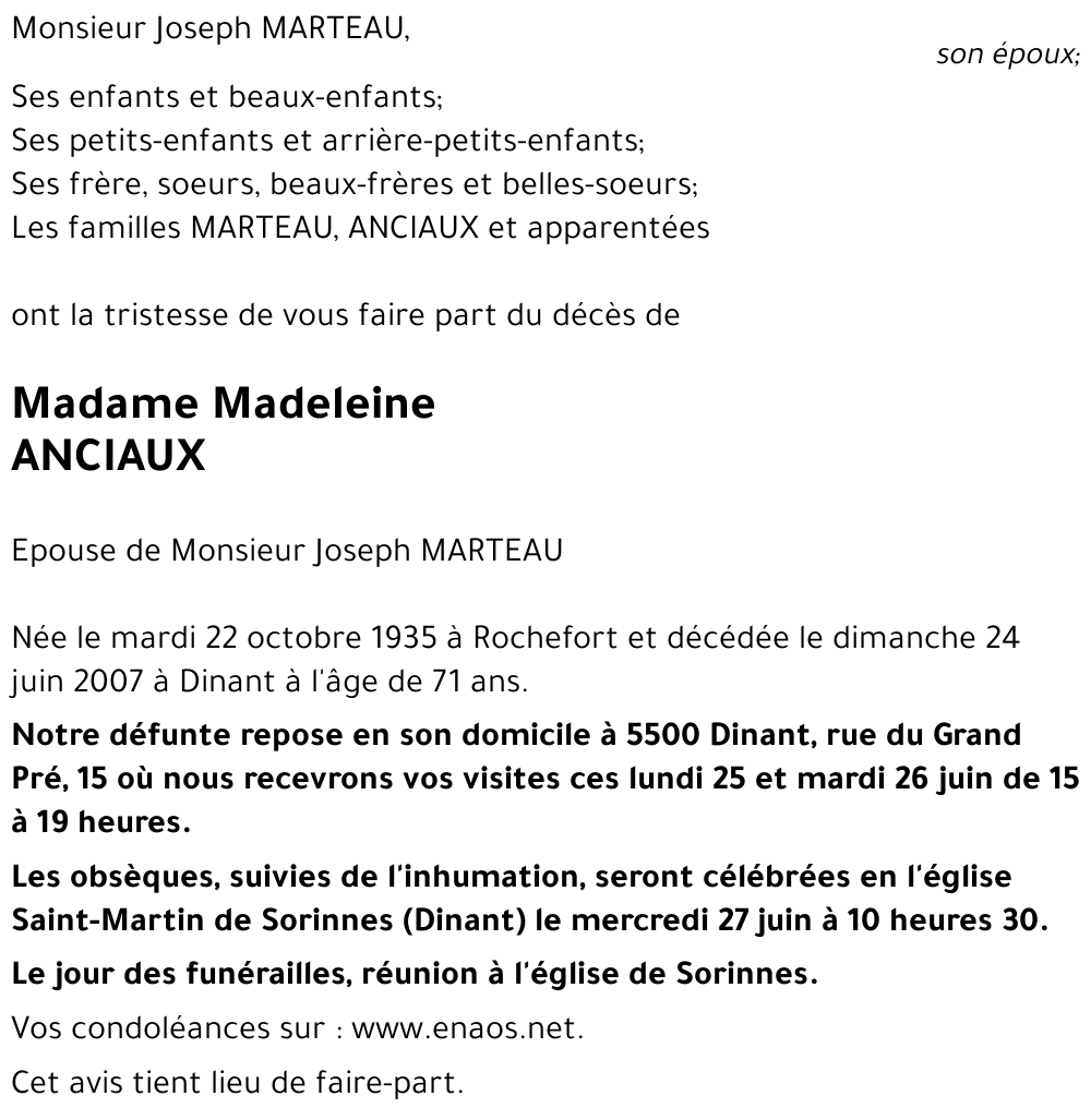 Madeleine ANCIAUX