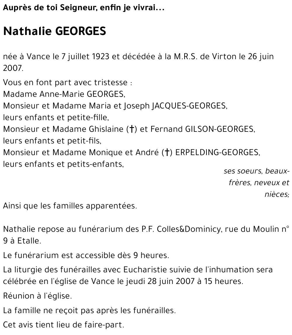 Nathalie GEORGES